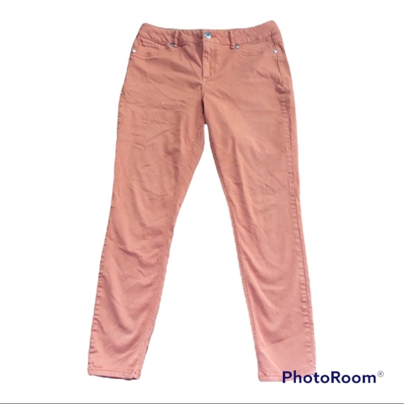 Maurices Stretchy Rust Color Jegging 